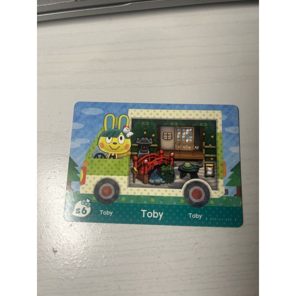 Toby #S6 Animal Crossing Sanrio Amiibo Cards Hello Kitty Nintendo